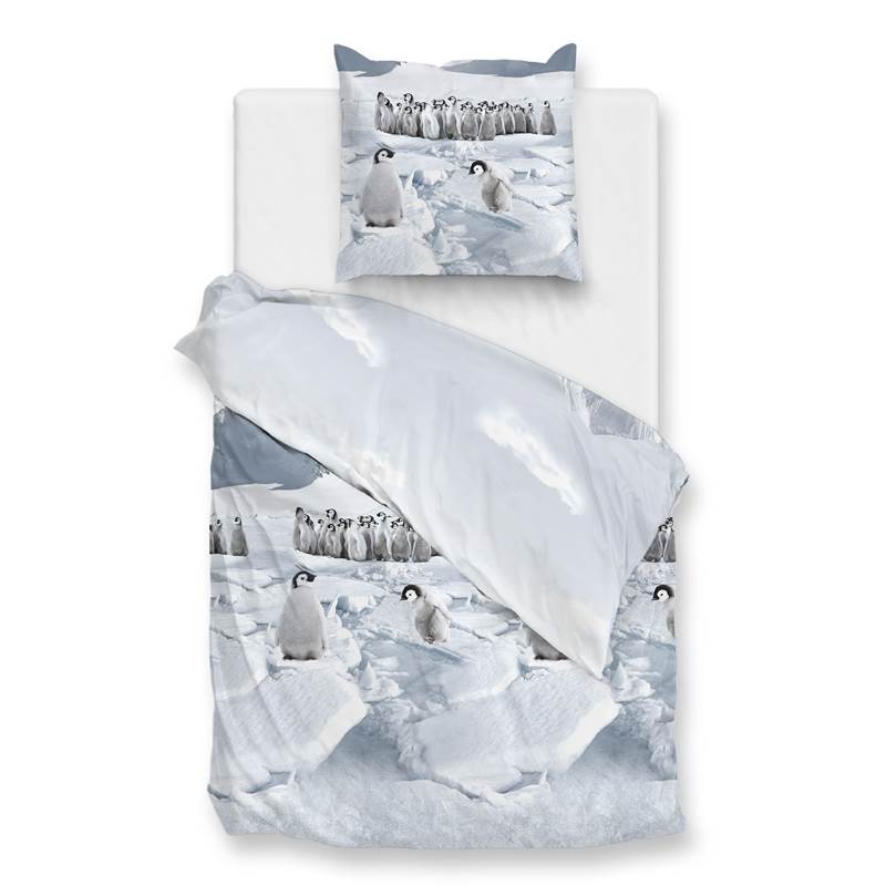 Zohome Pinguini flanel dekbedovertrek