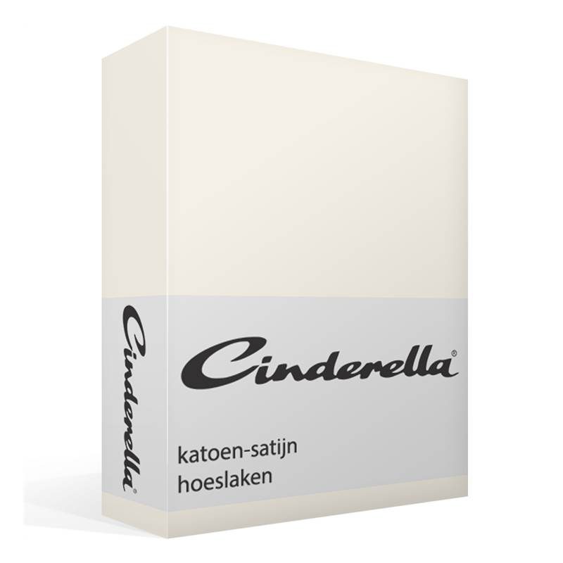 Cinderella katoen-satijn hoeslaken
