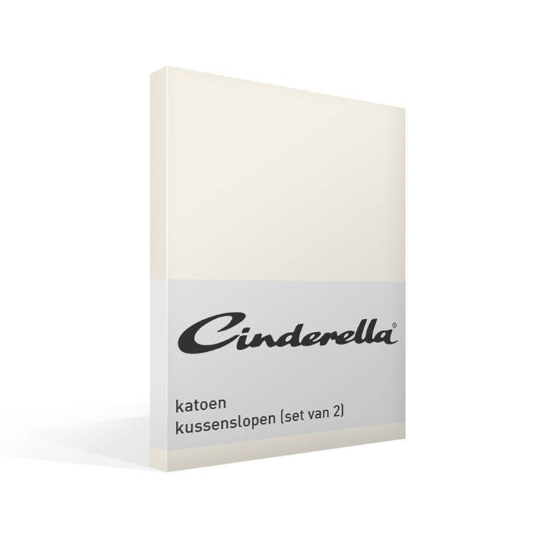 Cinderella katoen kussenslopen (set van 2)