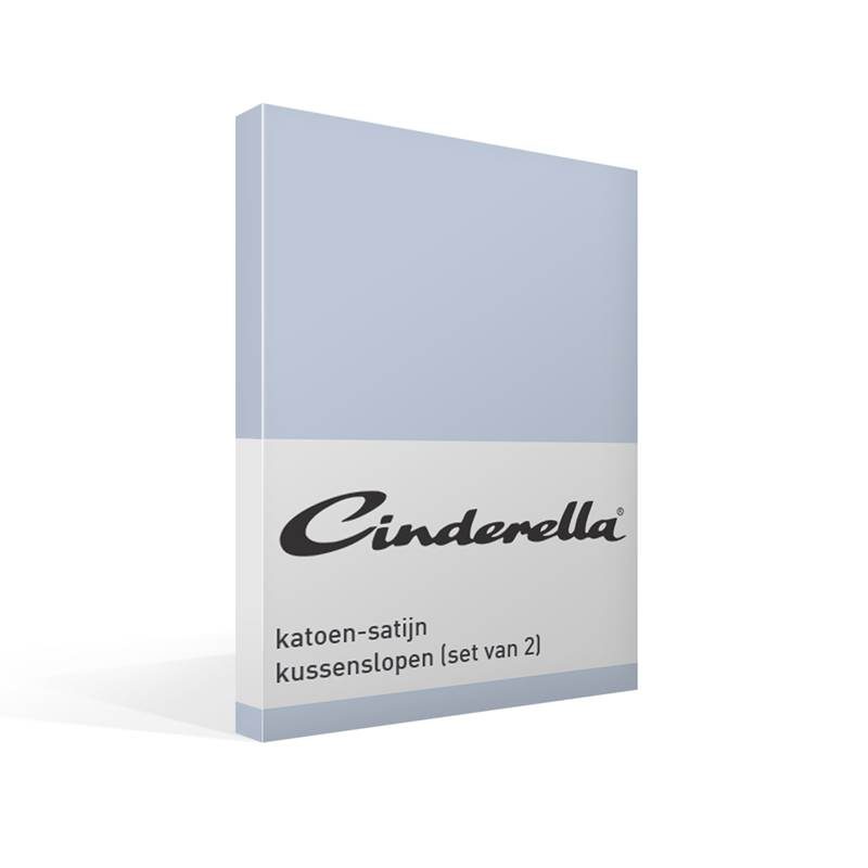 Cinderella katoen-satijn kussenslopen (set van 2)
