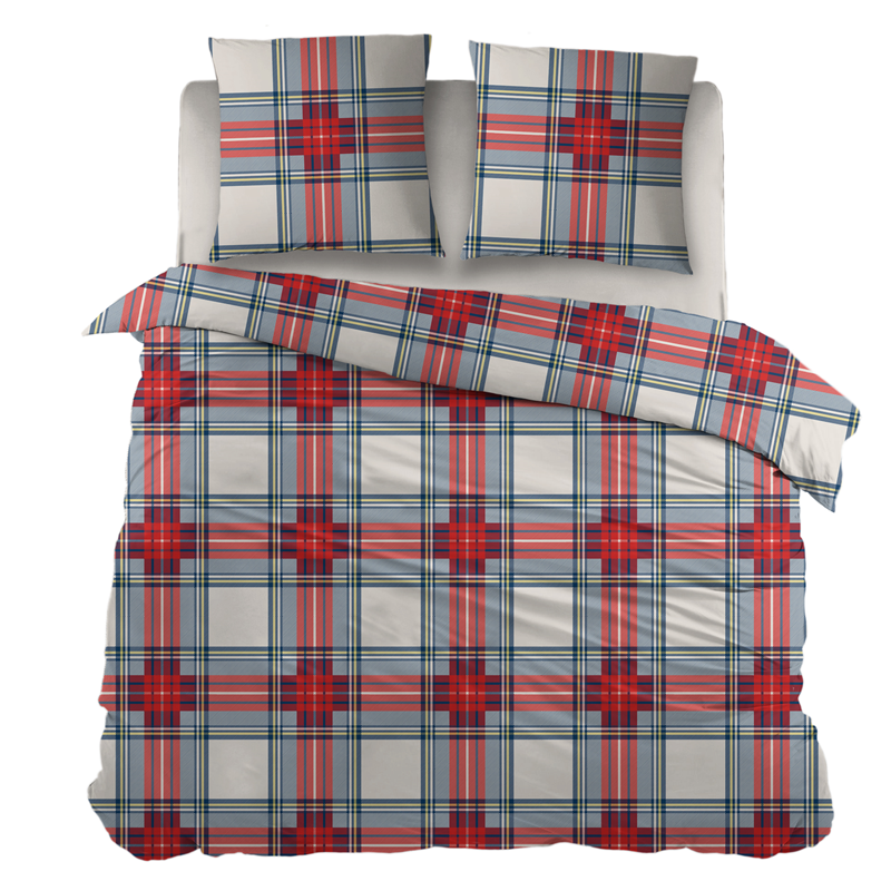 Snoozing Elies flanel dekbedovertrek