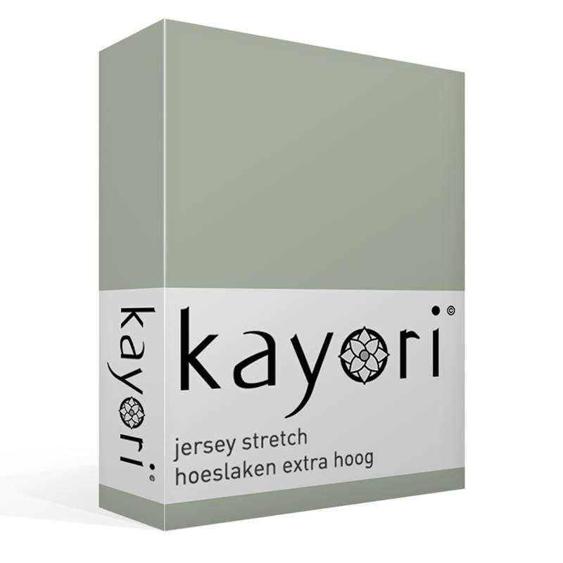Kayori Shizu jersey stretch hoeslaken extra hoog