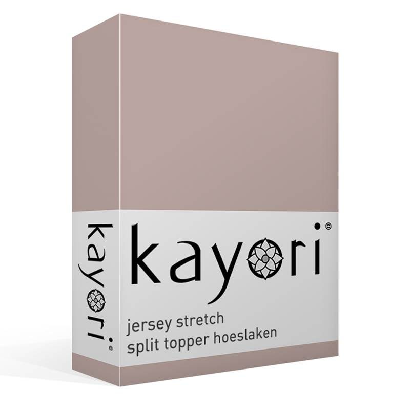 Kayori Shizu jersey stretch split-topper hoeslaken