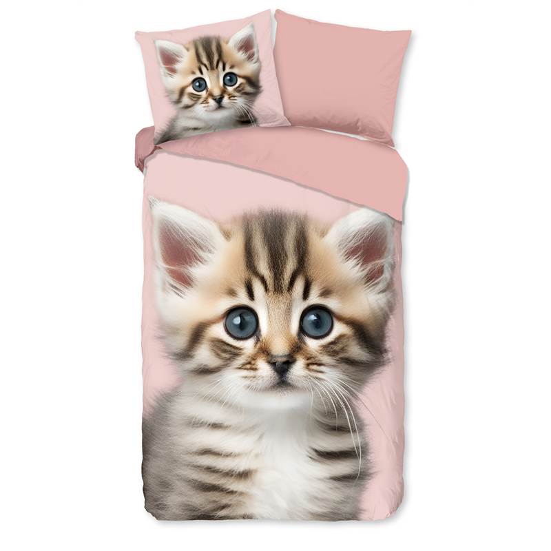 Good Morning Meow flanel dekbedovertrek