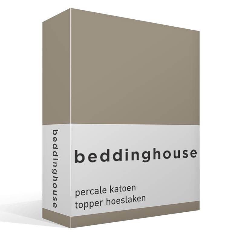 Beddinghouse percale katoen topper hoeslaken