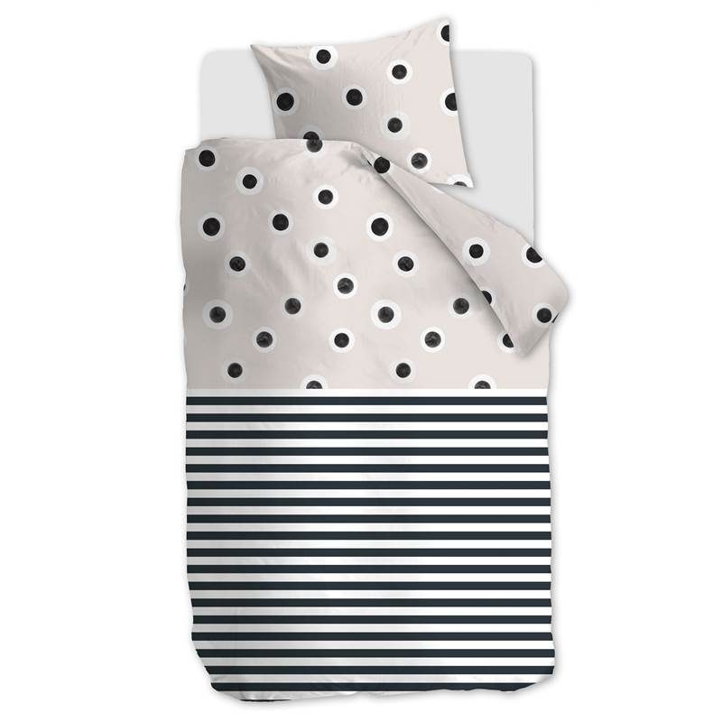 VTWonen Stripe and Eye dekbedovertrek