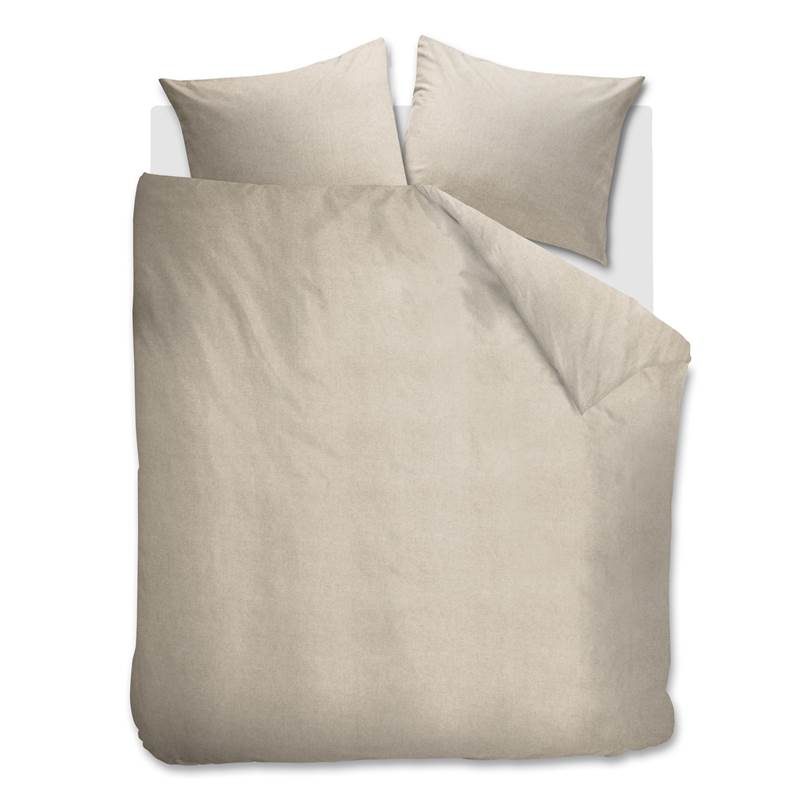 Snoozing Flanel Uni dekbedovertrek