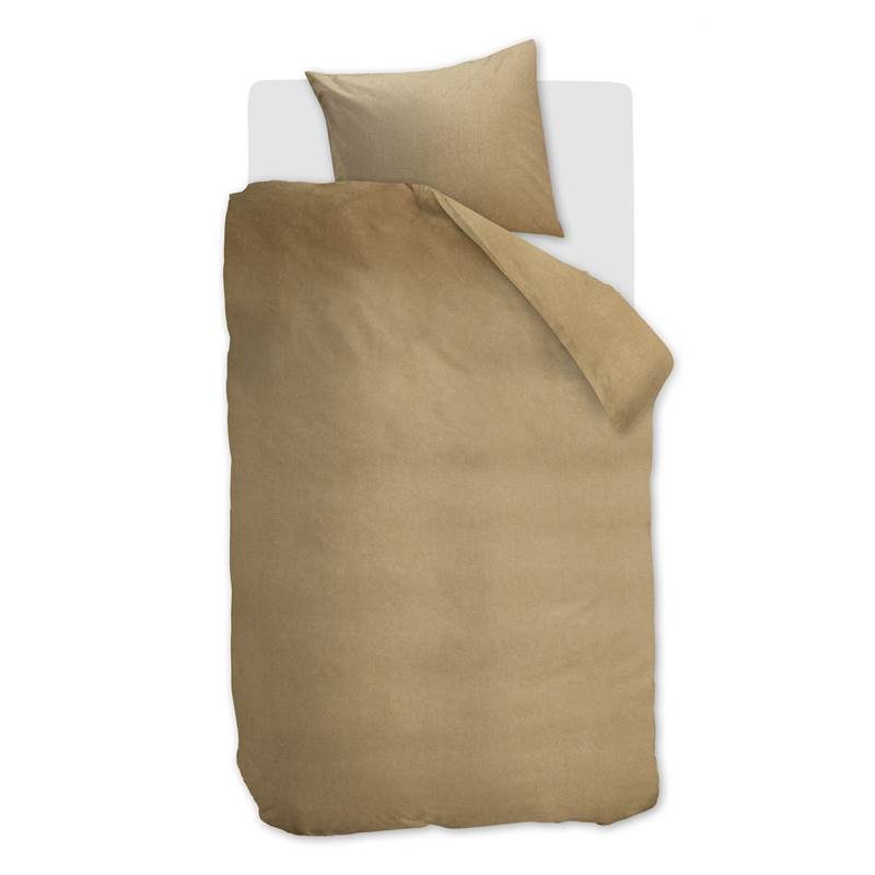 Snoozing Flanel Uni dekbedovertrek