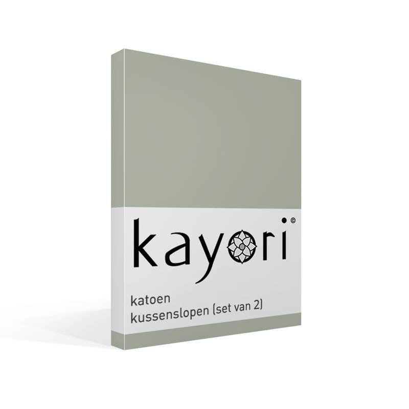 Kayori Kai katoen kussenslopen (set van 2)