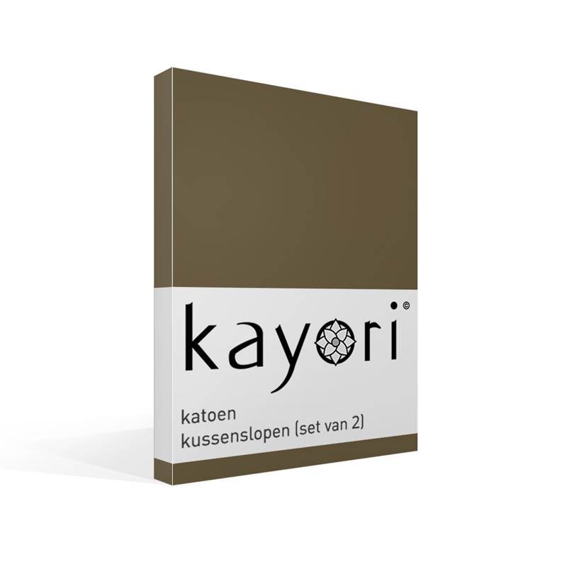 Kayori Kai katoen kussenslopen (set van 2)
