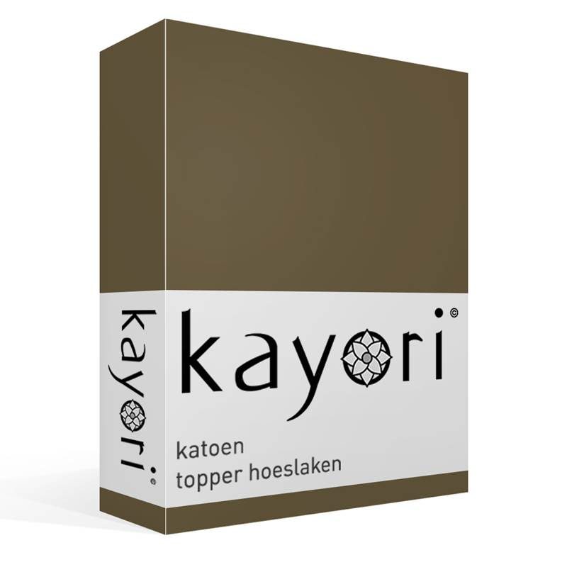 Kayori Kai katoen topper hoeslaken