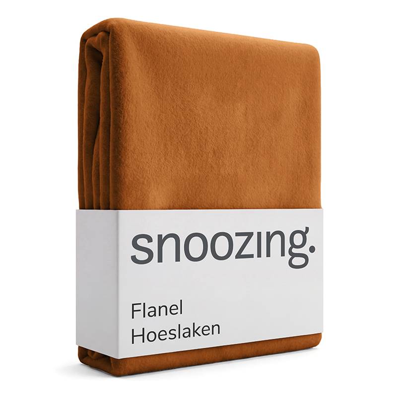 Snoozing flanel hoeslaken