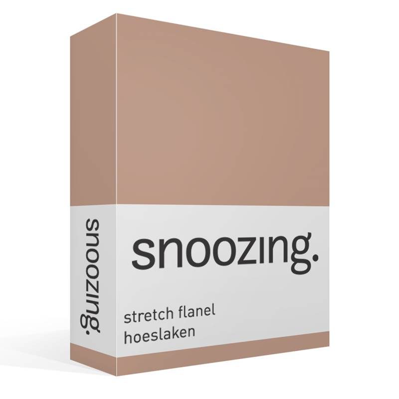 Snoozing stretch flanel hoeslaken