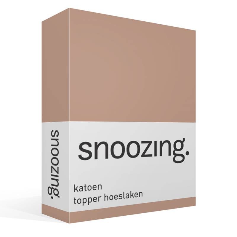 Snoozing katoen topper hoeslaken