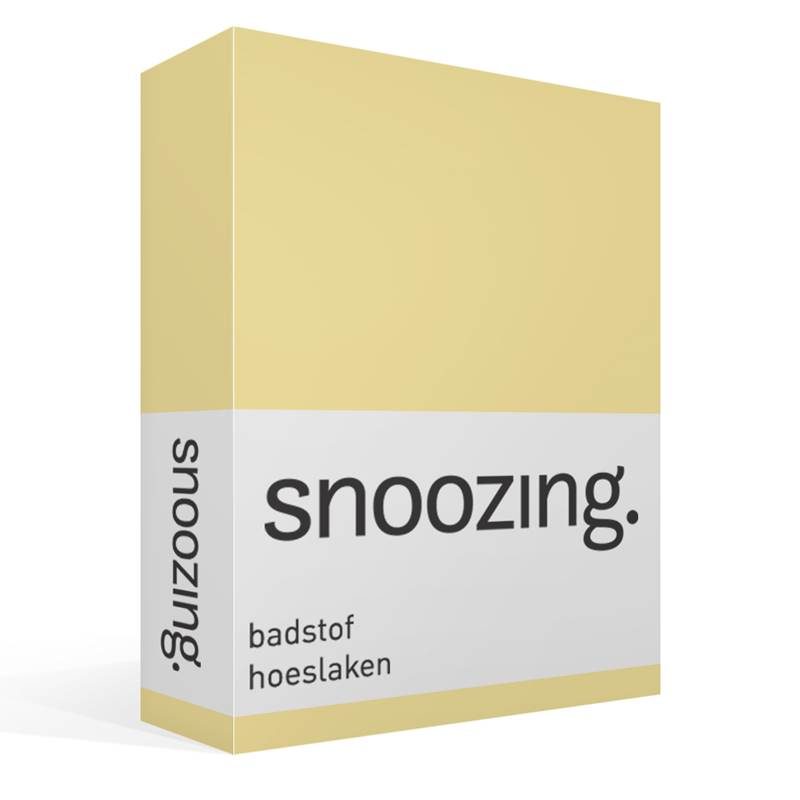 Snoozing badstof hoeslaken