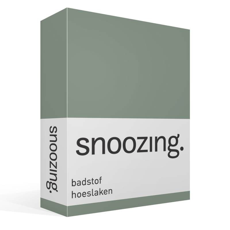 Snoozing badstof hoeslaken