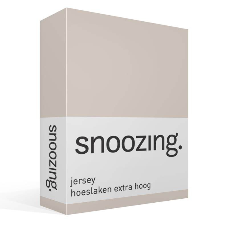 Snoozing jersey hoeslaken extra hoog