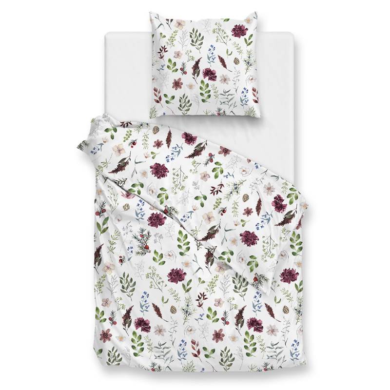 Zohome Celeste flanel dekbedovertrek