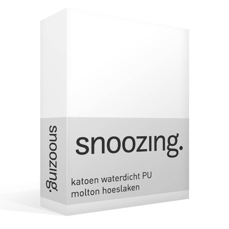 Snoozing katoen waterdicht PU molton hoeslaken