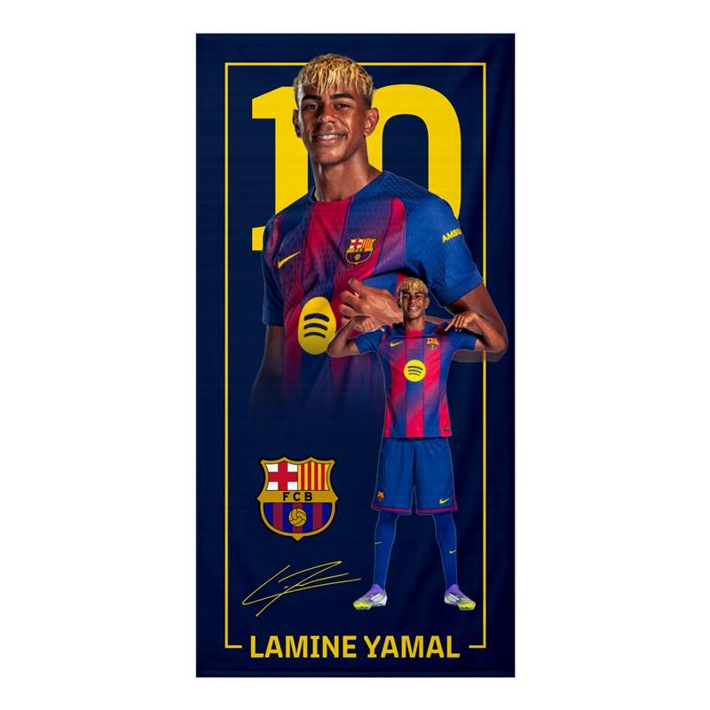 FC Barcelona Lamine Yamal strandlaken