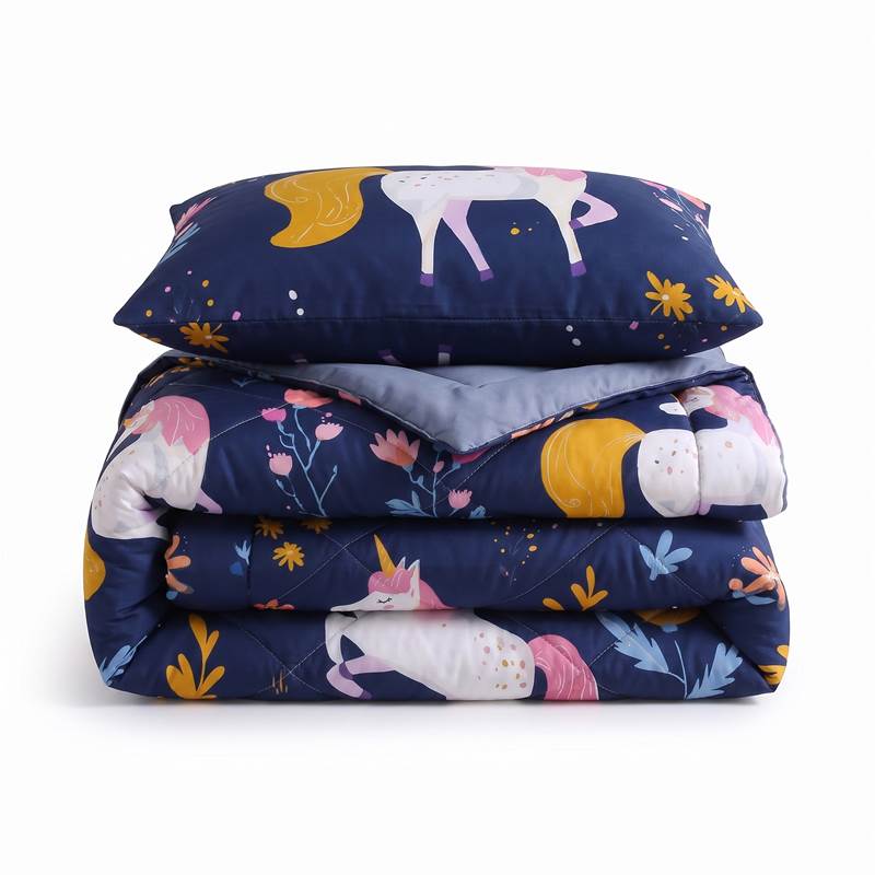 Dreamhouse Unicorn Garden wasbaar dekbed
