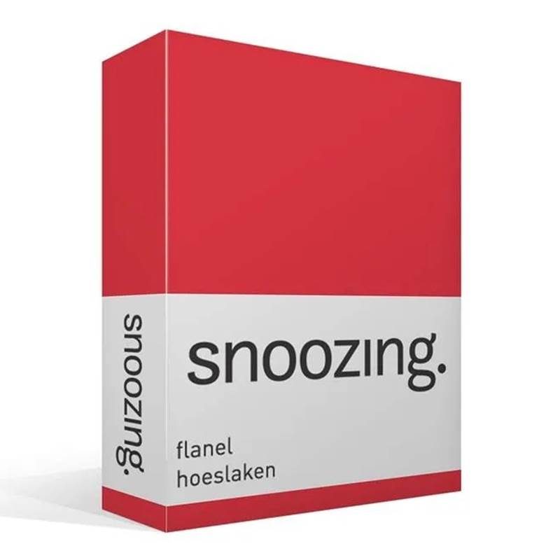 Snoozing flanel hoeslaken
