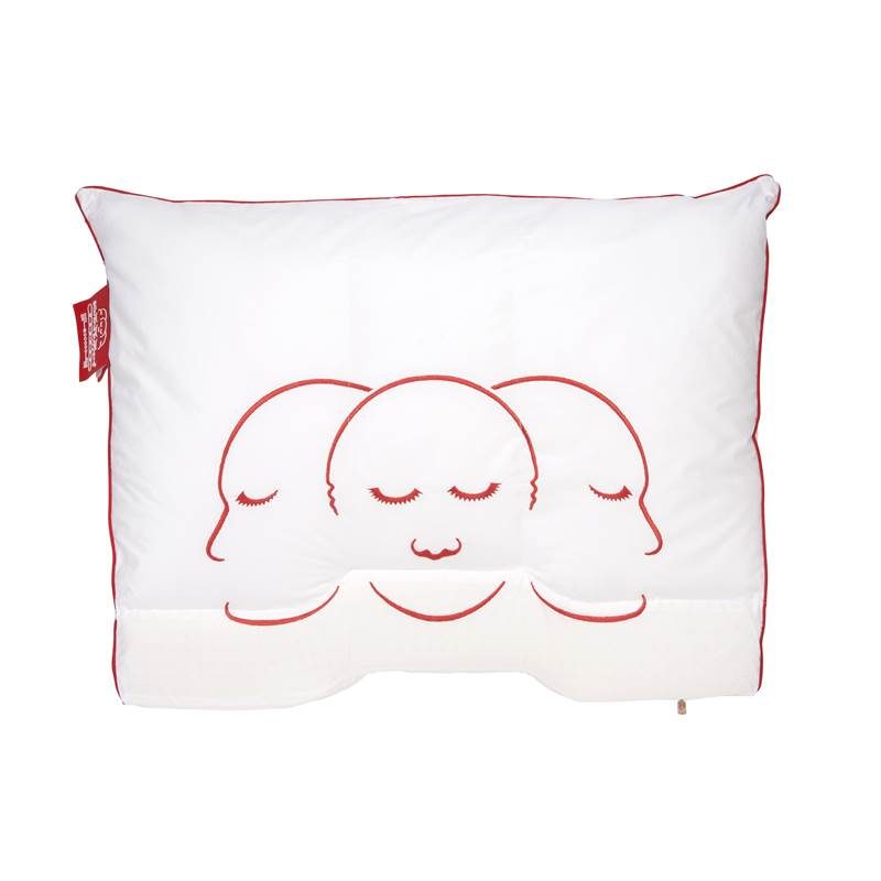 Silvana Support Rood synthetisch extra zacht hoofdkussen