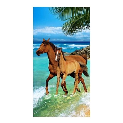 Paarden strandlaken