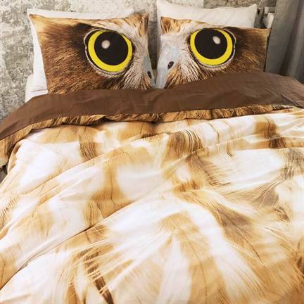 Dreamhouse Bedding Owl Look dekbedovertrek