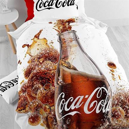 Coca Cola flanel dekbedovertrek