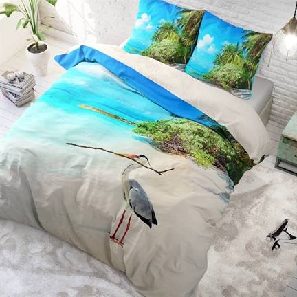 Sleeptime Beach Heron dekbedovertrek