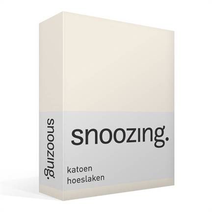 Snoozing katoen hoeslaken