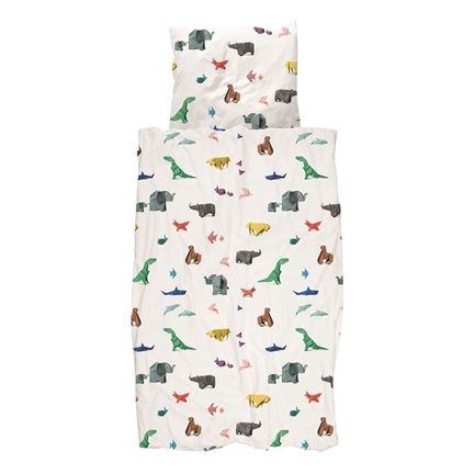 SNURK Paper Zoo dekbedovertrek