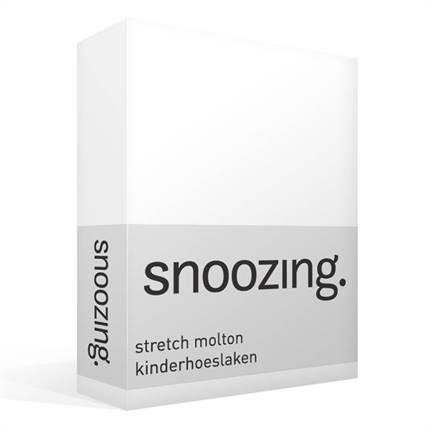 Snoozing stretch molton kinderhoeslaken