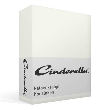 Cinderella katoen-satijn hoeslaken