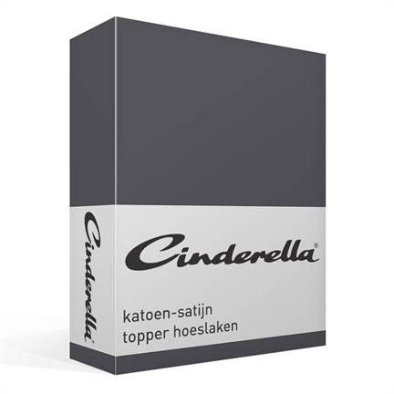 Cinderella katoen-satijn topper hoeslaken