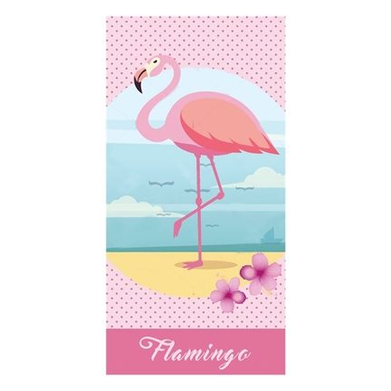 Flamingo strandlaken