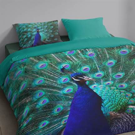 Pure Peacock dekbedovertrek
