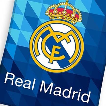 Real Madrid fleece plaid