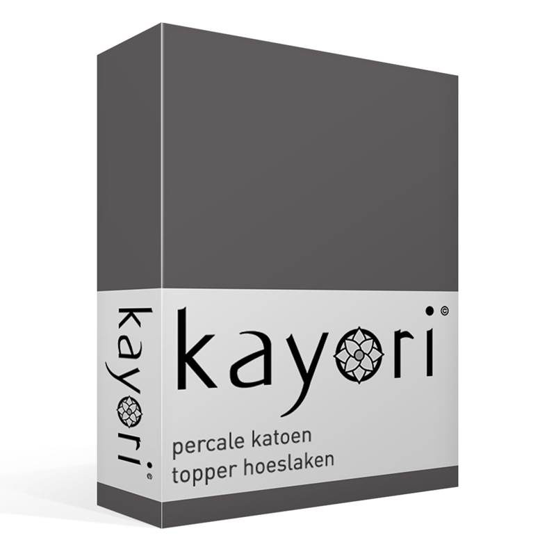 Kayori Shizu percale katoen topper hoeslaken