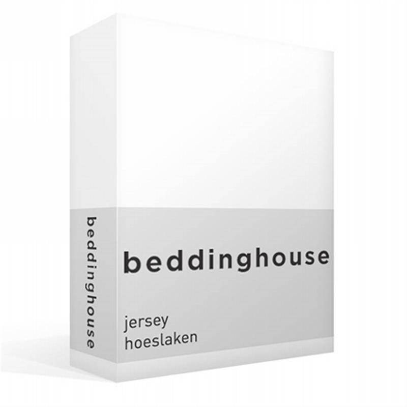 Goedkoopste Beddinghouse jersey hoeslaken White Lits-jumeaux (160x200/220 cm)