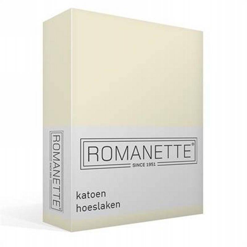 Romanette Katoen Hoeslaken romanette kopen in de aanbieding