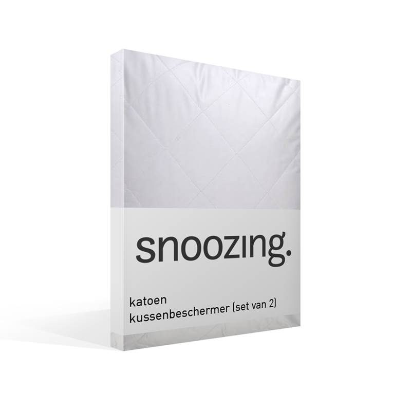 Goedkoopste Snoozing kussenbeschermer (set van 2) Wit 60x70 cm - Standaardmaat