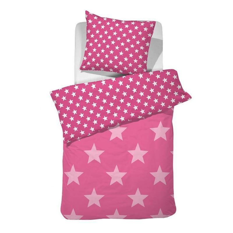 Goedkoopste Damai Starville dekbedovertrek Pink Junior (120x150 cm + 1 sloop)