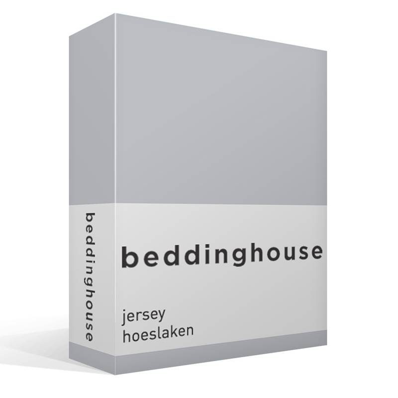 Goedkoopste Beddinghouse jersey hoeslaken Light grey 2-persoons (140x200/220 cm)