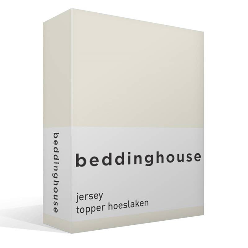 Goedkoopste Beddinghouse jersey topper hoeslaken Natural 1-persoons (70/90x200/220 cm)