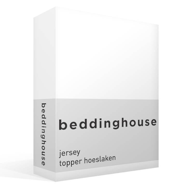 Goedkoopste Beddinghouse jersey topper hoeslaken White 1-persoons (70/90x200/220 cm)