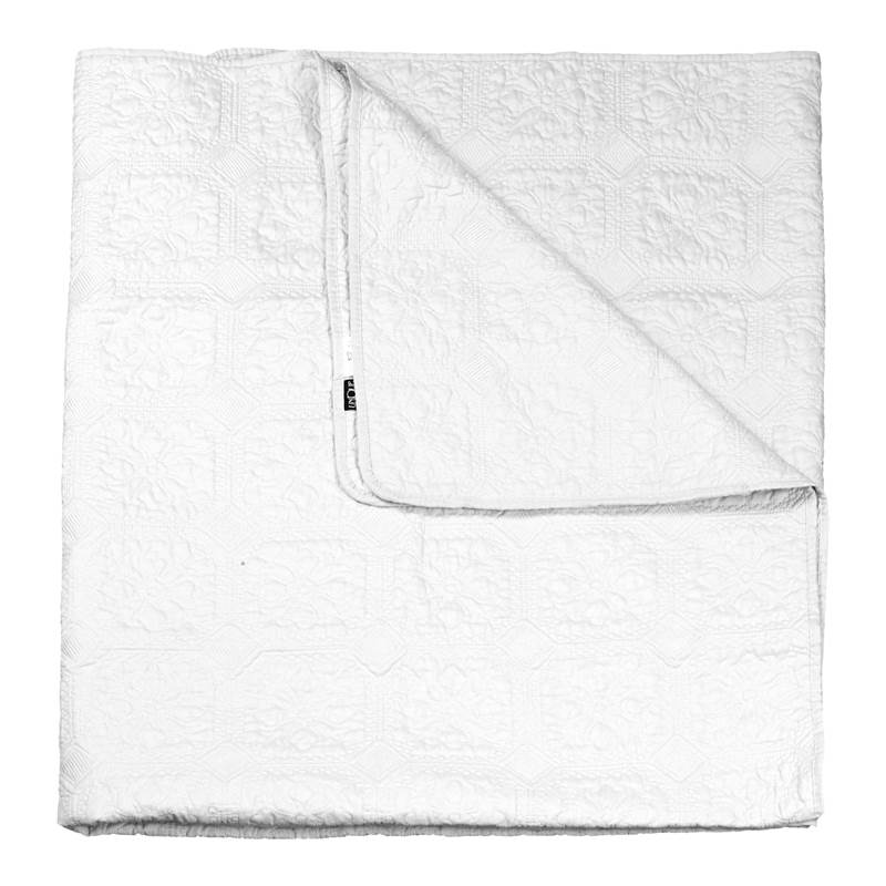 Goedkoopste Unique Living Rick bedsprei Off-white 1-persoons (170x220 cm)