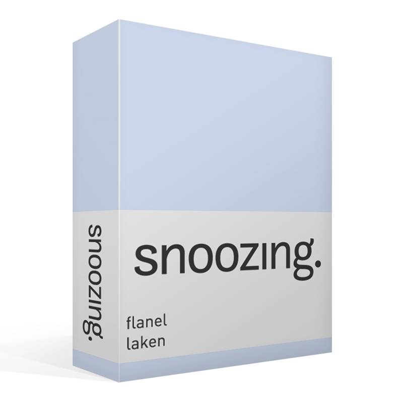 Snoozing flanel laken Hemel 1-persoons (150x260 cm)