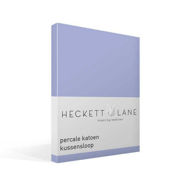 Heckett & Lane Oxford percale katoen kussensloop Baby blue 60x70 cm - Standaardmaat